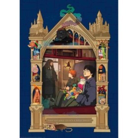 Puzzle Harry Potter catre Hogwarts 1000 piese